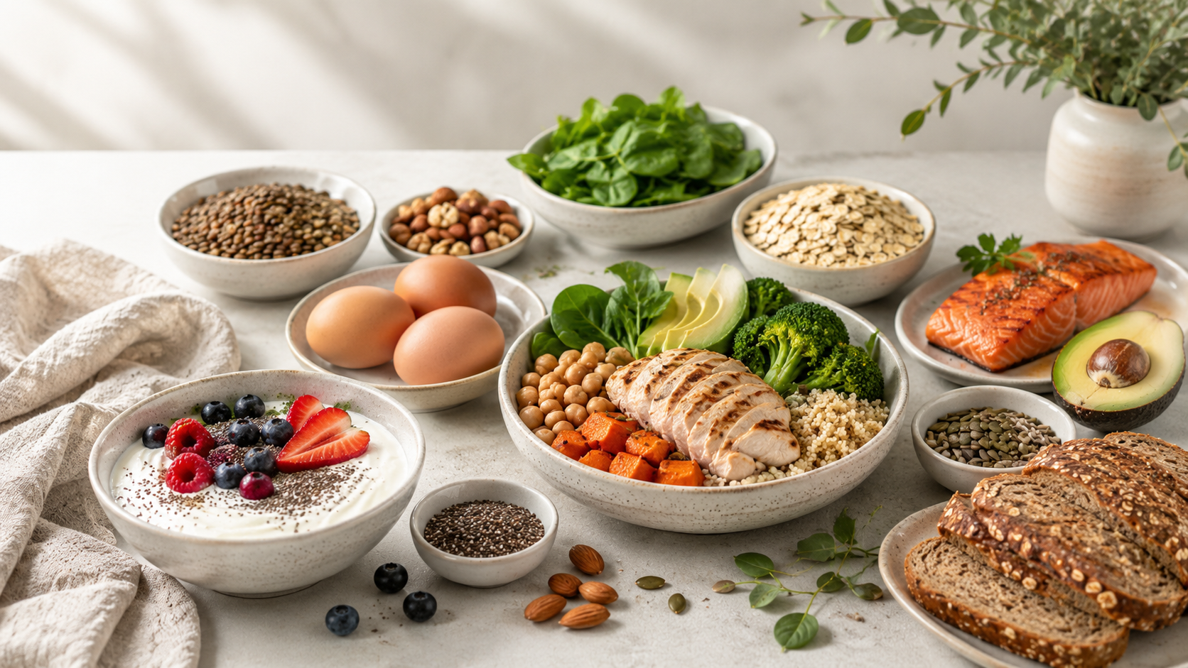protein and fiber